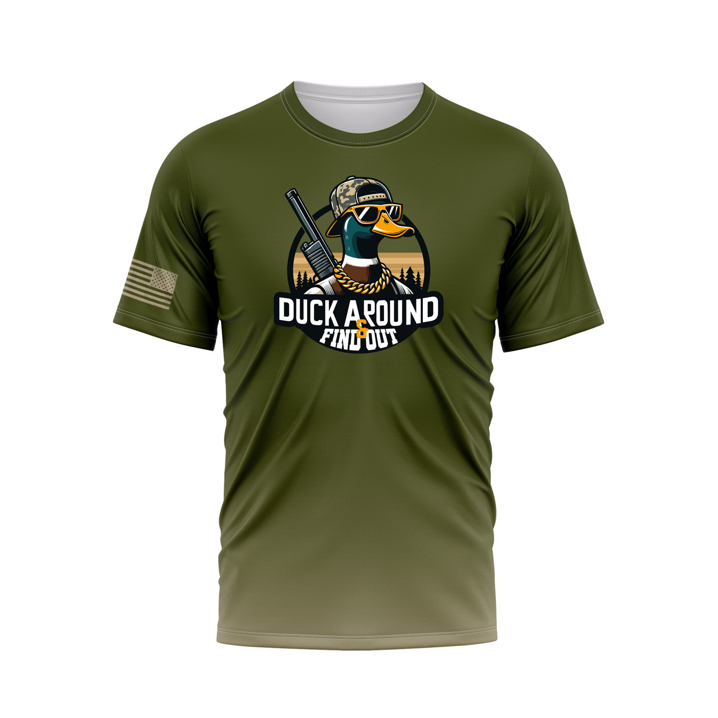 Duck Around And Find Out Duck Hunting Performance Tee