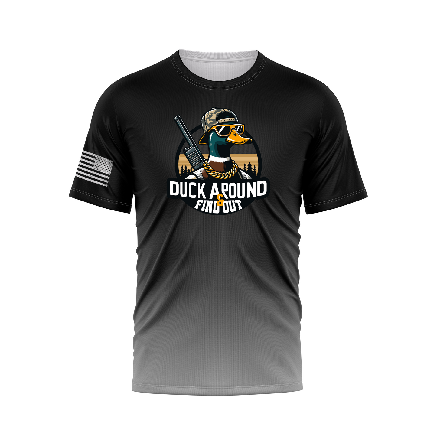 Duck Around And Find Out Duck Hunting Performance Tee