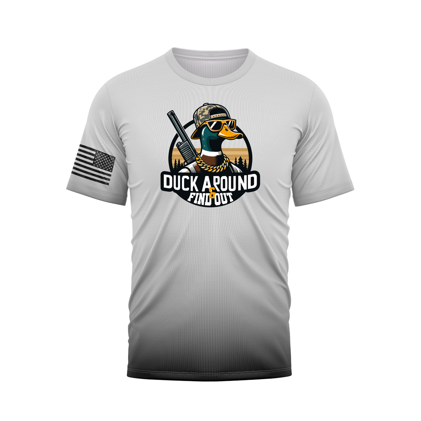 Duck Around And Find Out Duck Hunting Performance Tee