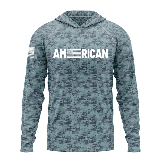 American SPF50 Patriotic Performance Hoodie