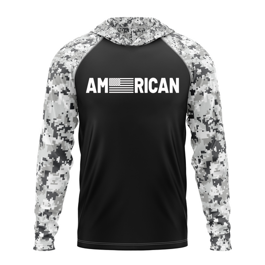 American SPF50 Patriotic Performance Hoodie copy
