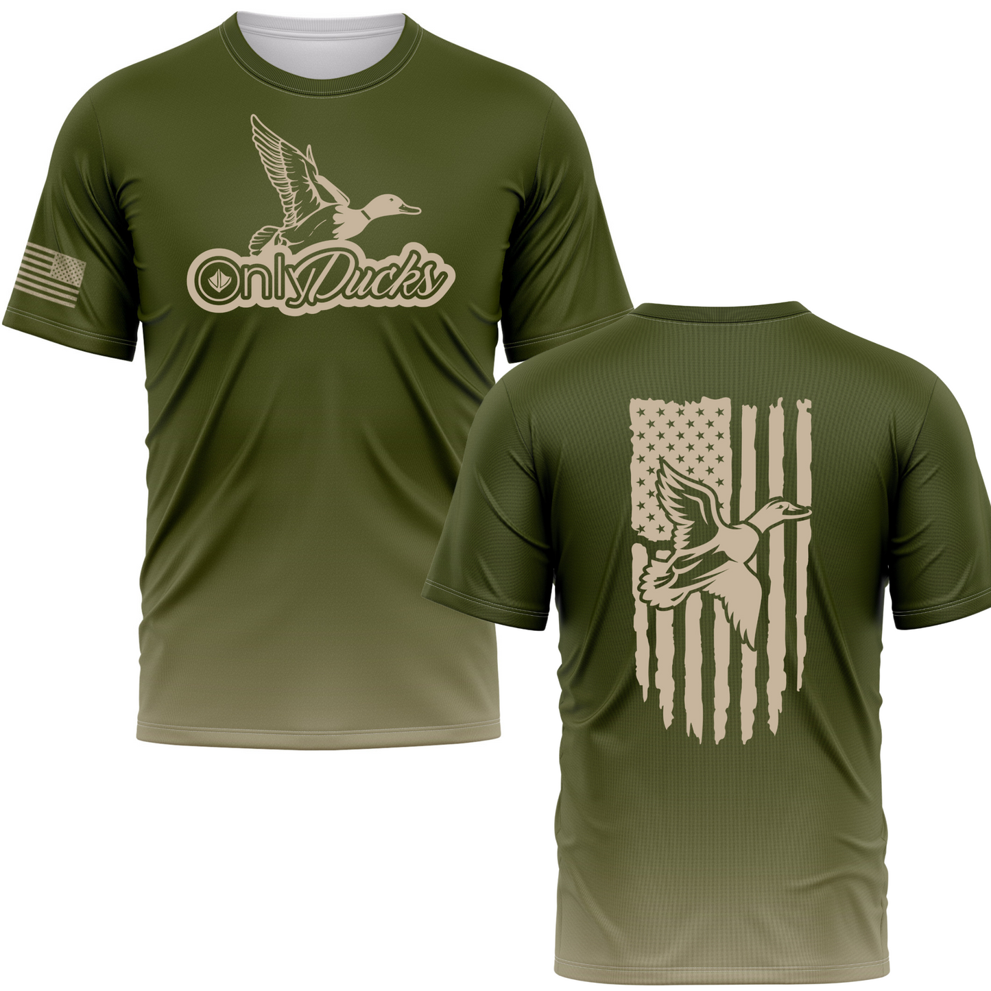 Only Ducks Duck Hunting Performance Tee