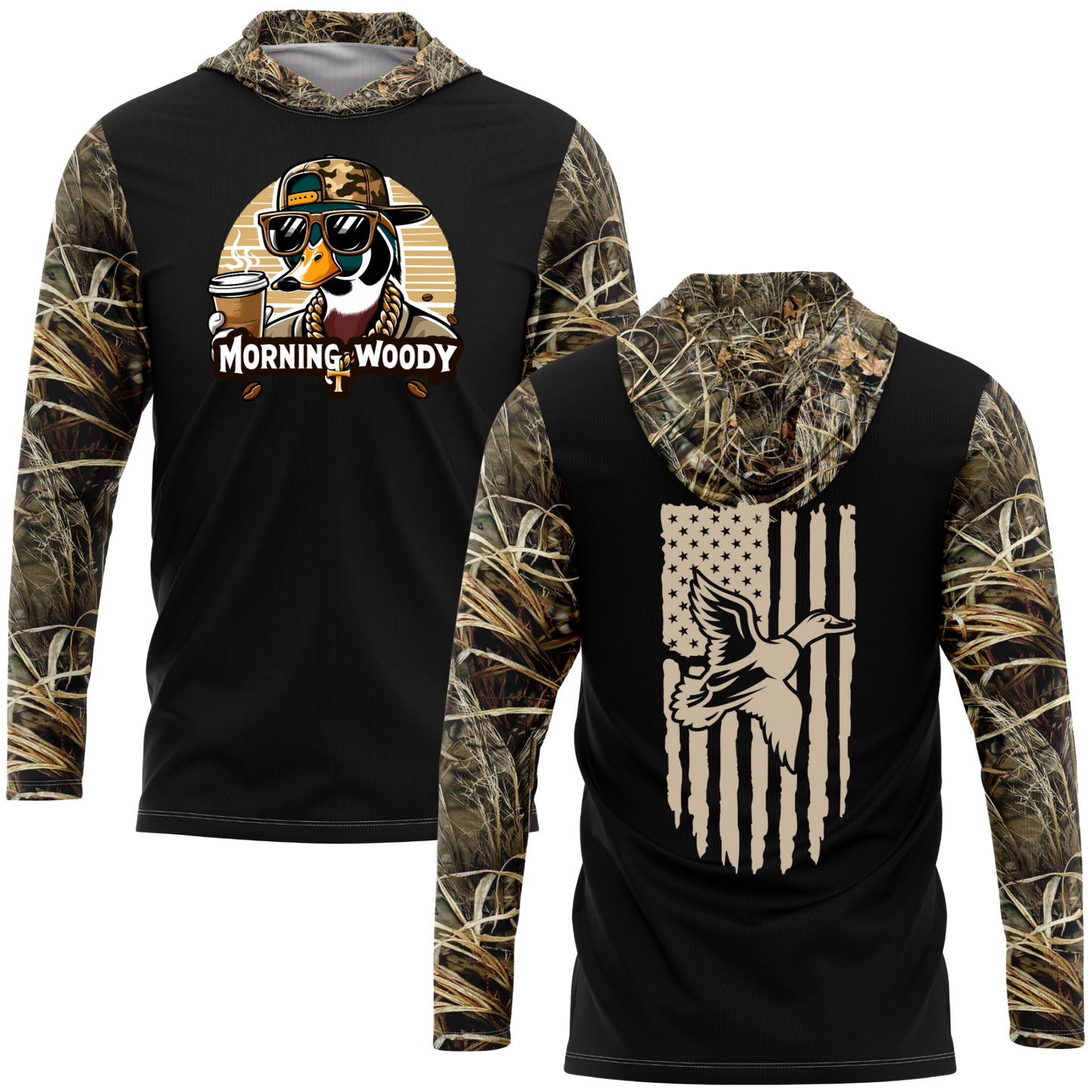 Morning Woody SPF50 Duck Hunting Performance Hoodie