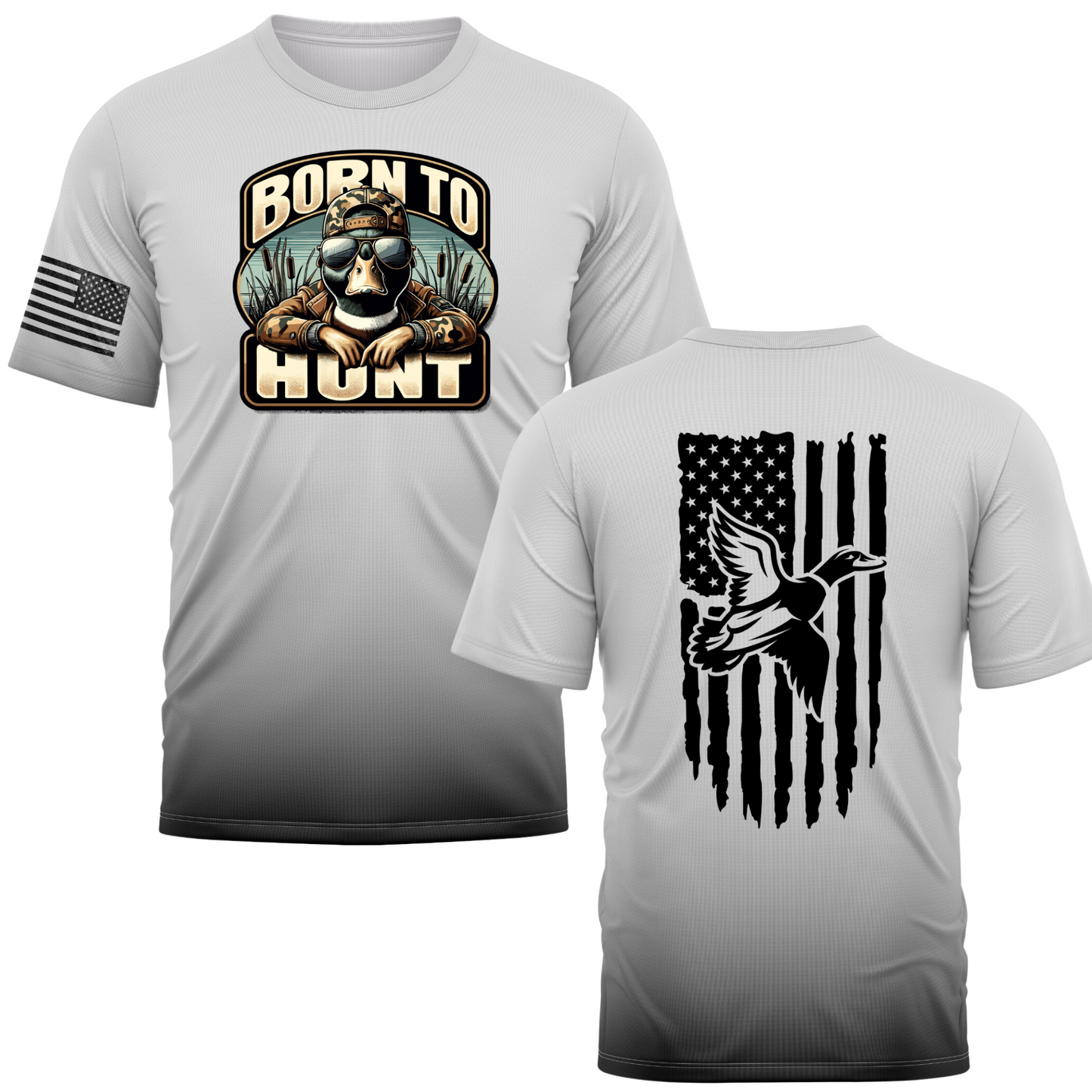 Born To Hunt Performance Duck Hunting Tee