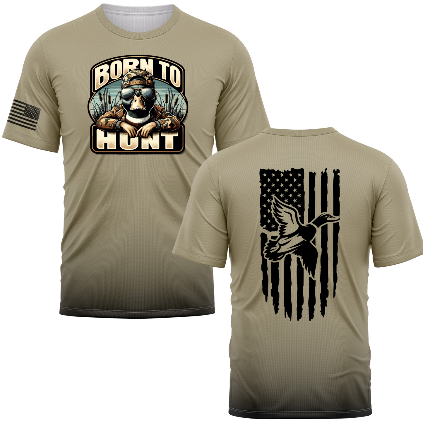 Born To Hunt Performance Duck Hunting Tee