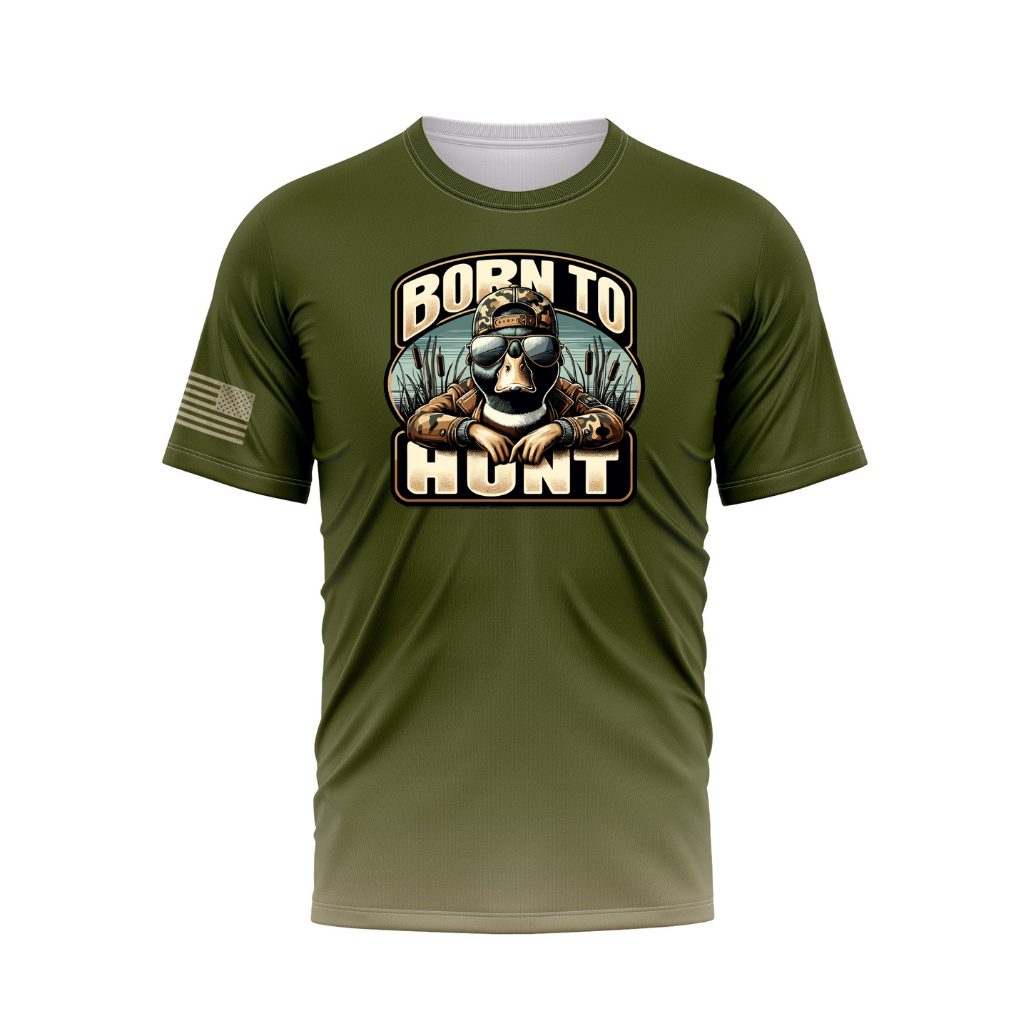 Born To Hunt Performance Duck Hunting Tee