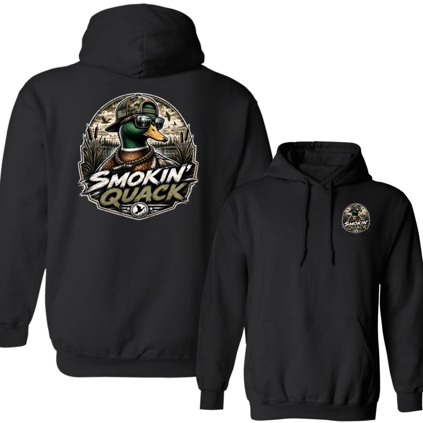 Smoking Quack Back Design