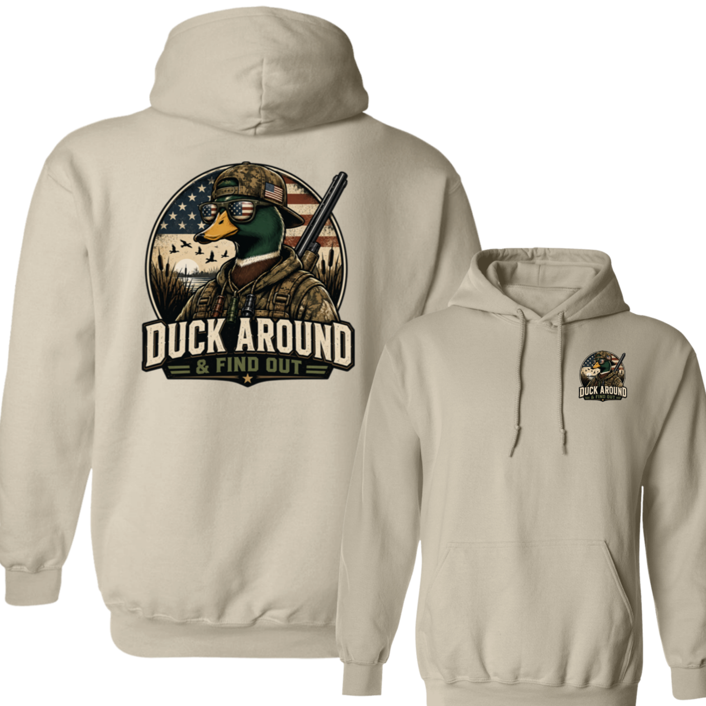 Duck Around And Find Out Back Design