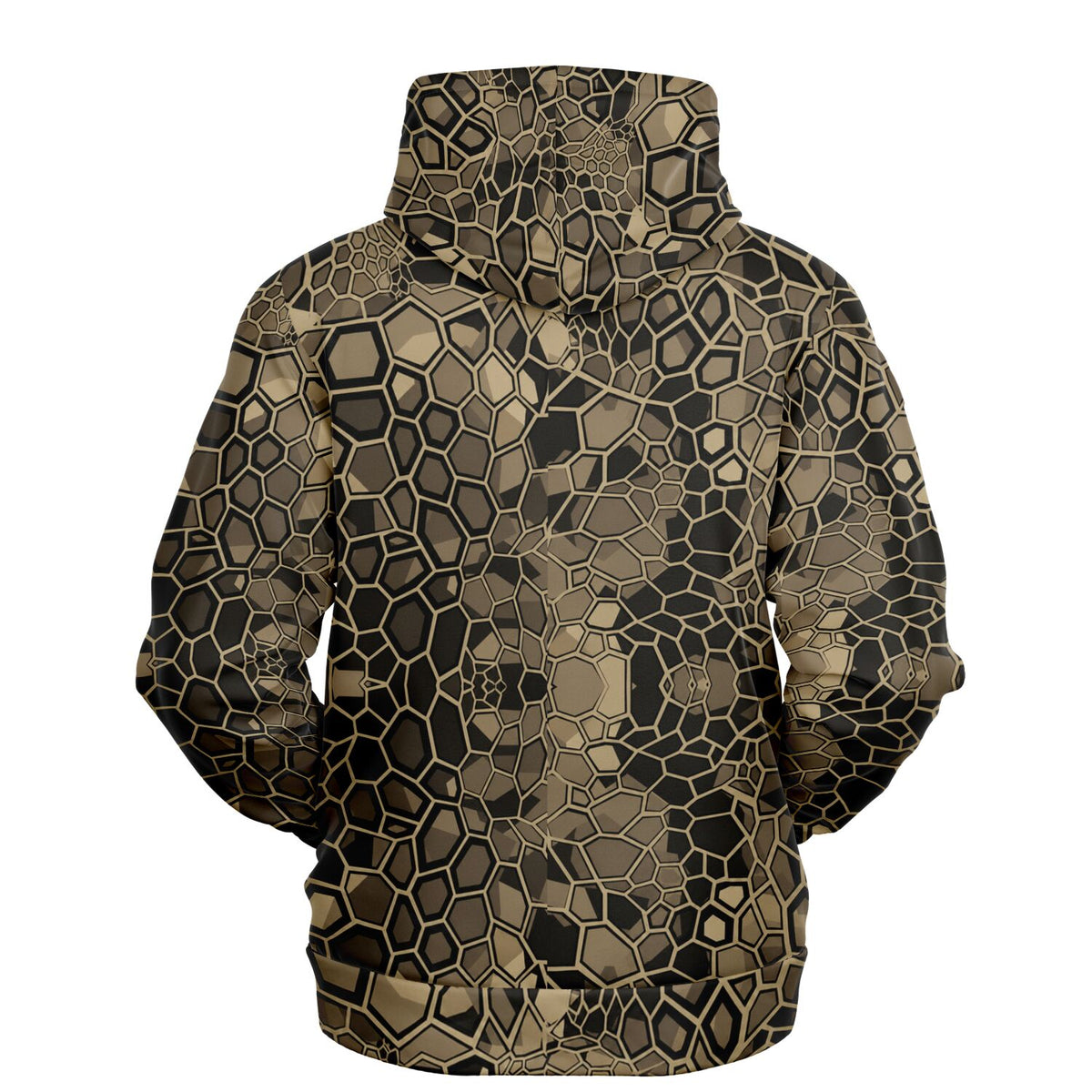 Cranky Coldwater Fishing Hoodie-Tan Scales