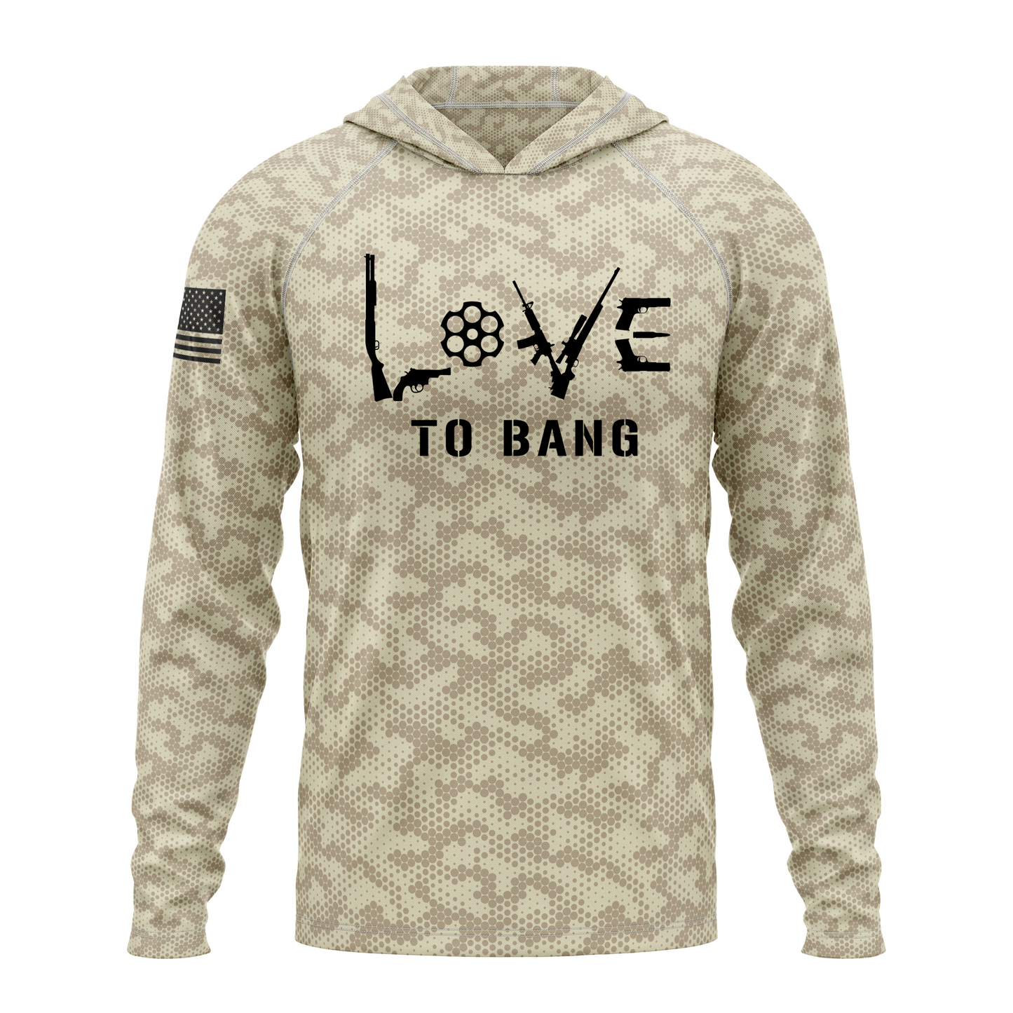 Love To Bang SPF50 Patriotic Performance Hoodie