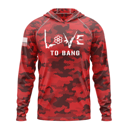 Love To Bang SPF50 Patriotic Performance Hoodie
