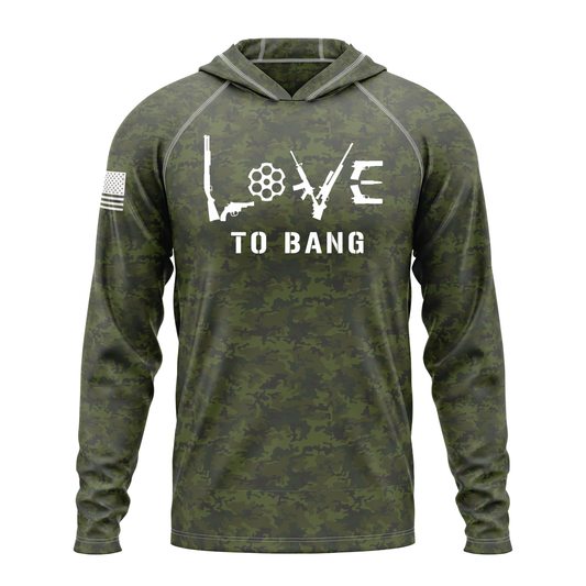 Love To Bang SPF50 Patriotic Performance Hoodie