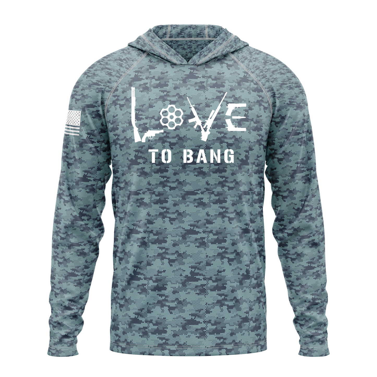 Love To Bang SPF50 Patriotic Performance Hoodie