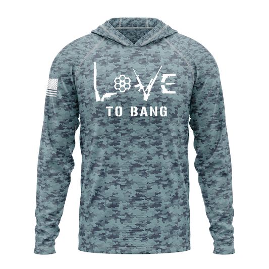 Love To Bang SPF50 Patriotic Performance Hoodie