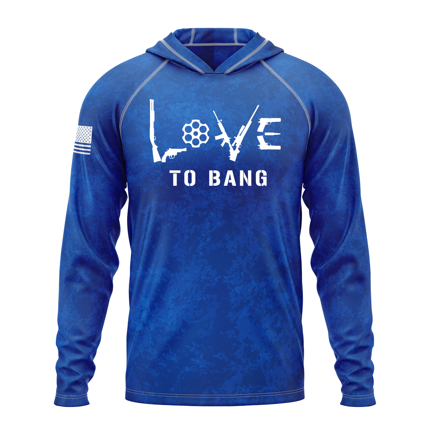 Love To Bang SPF50 Patriotic Performance Hoodie