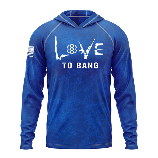Love To Bang SPF50 Patriotic Performance Hoodie