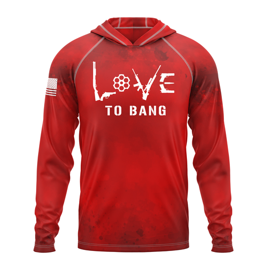 Love To Bang SPF50 Patriotic Performance Hoodie