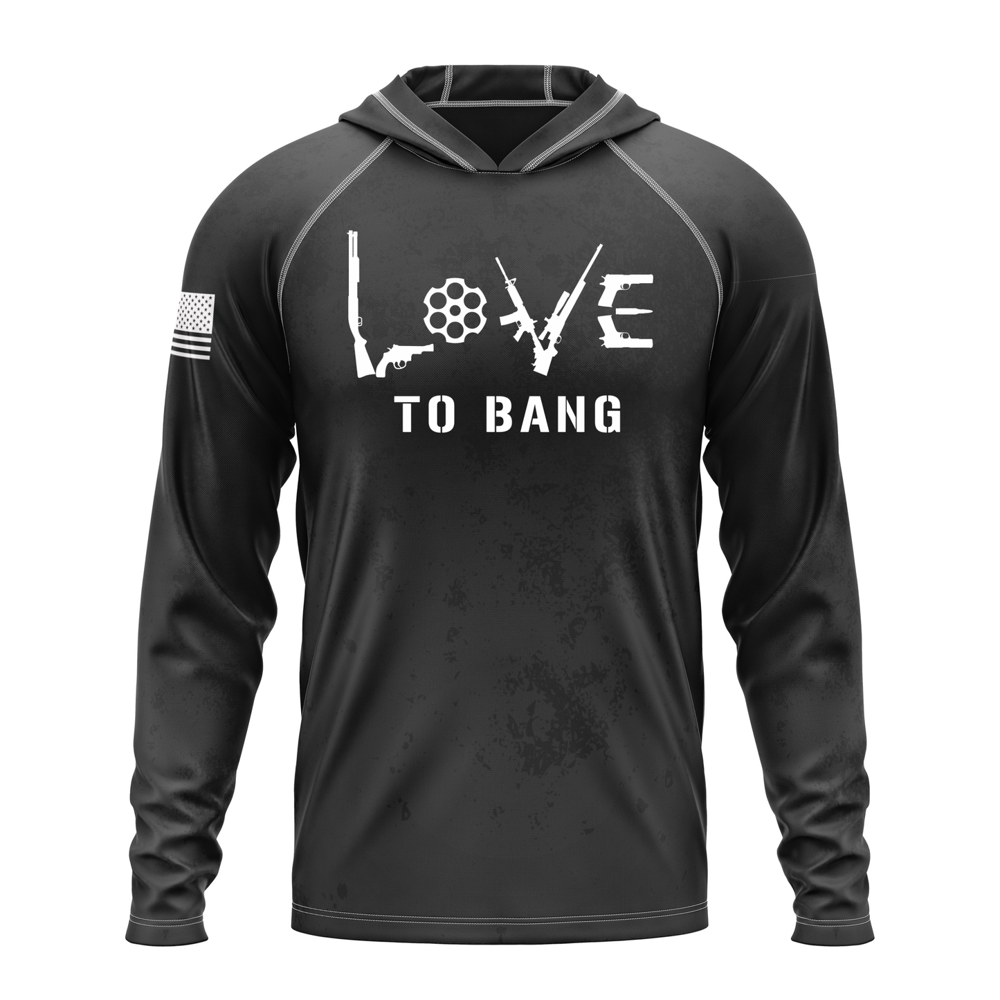 Love To Bang SPF50 Patriotic Performance Hoodie