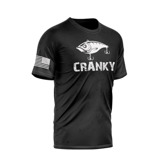 Cranky Crankbait Performance Fishing Tee