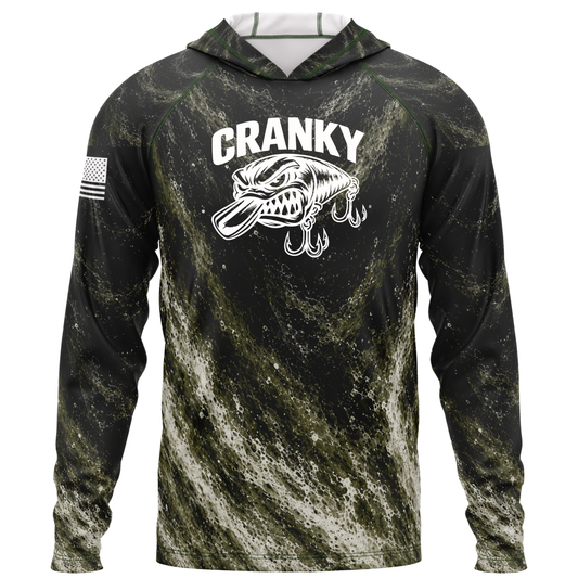 Cranky Crankbait SPF50 Performance Fishing Hoodie