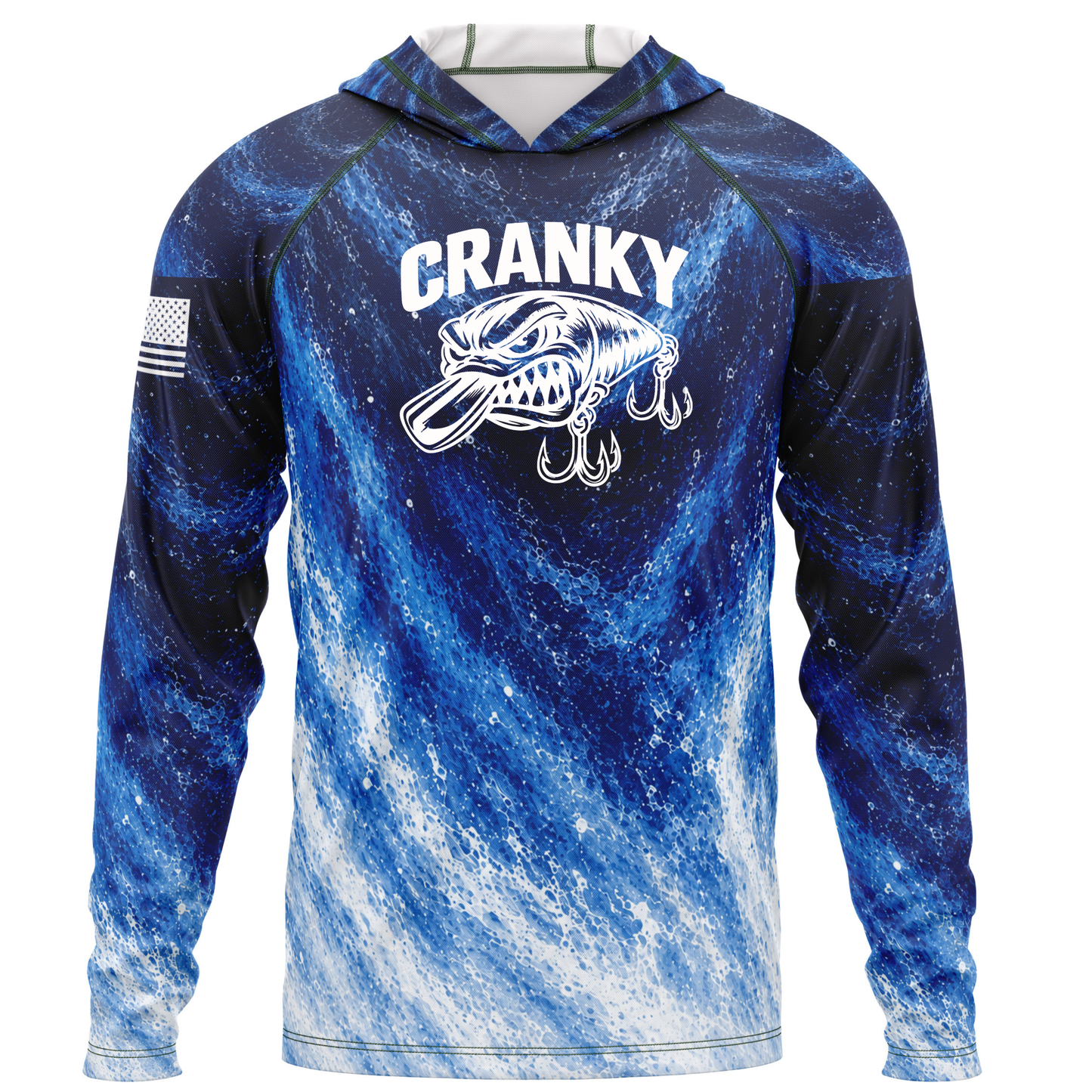 Cranky Crankbait SPF50 Performance Fishing Hoodie