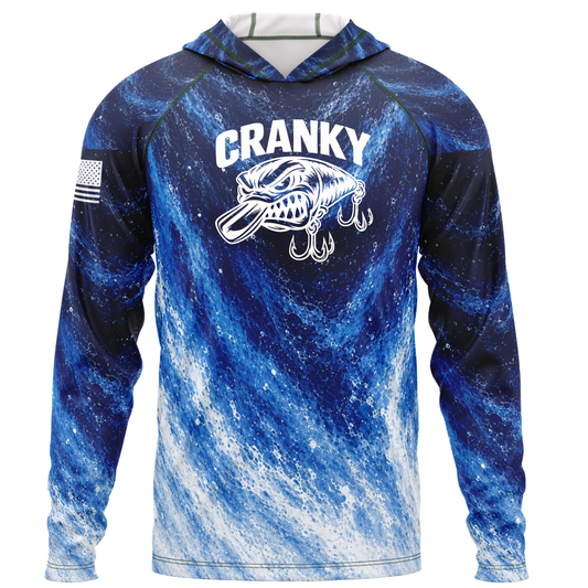 Cranky Crankbait SPF50 Performance Fishing Hoodie