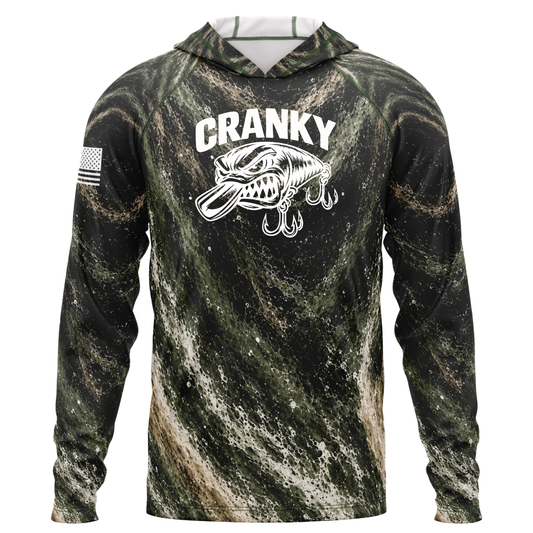 Cranky Crankbait SPF50 Performance Fishing Hoodie