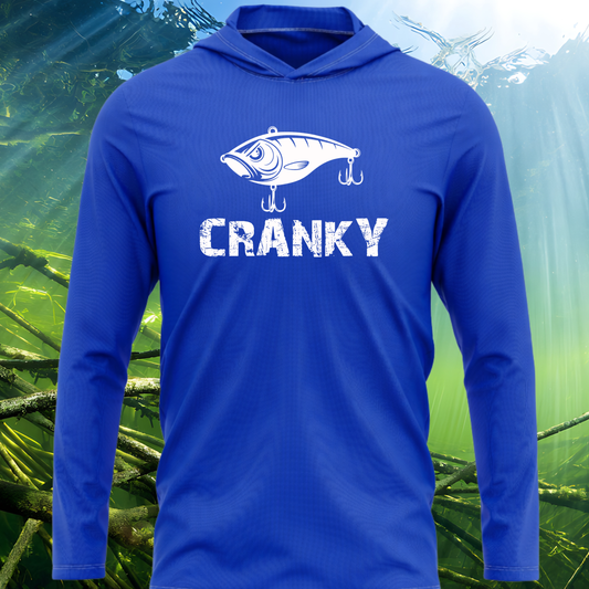 Cranky Crankbait SPF50 Lightweight Fishing Hoodie