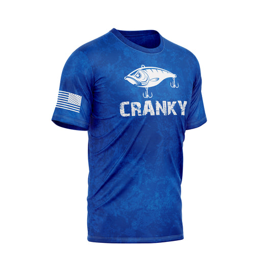 Cranky Crankbait Performance Fishing Tee