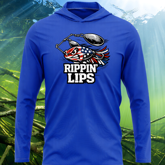 Rippin' Lips Spinnerbait SPF50 Performance Fishing Hoodie