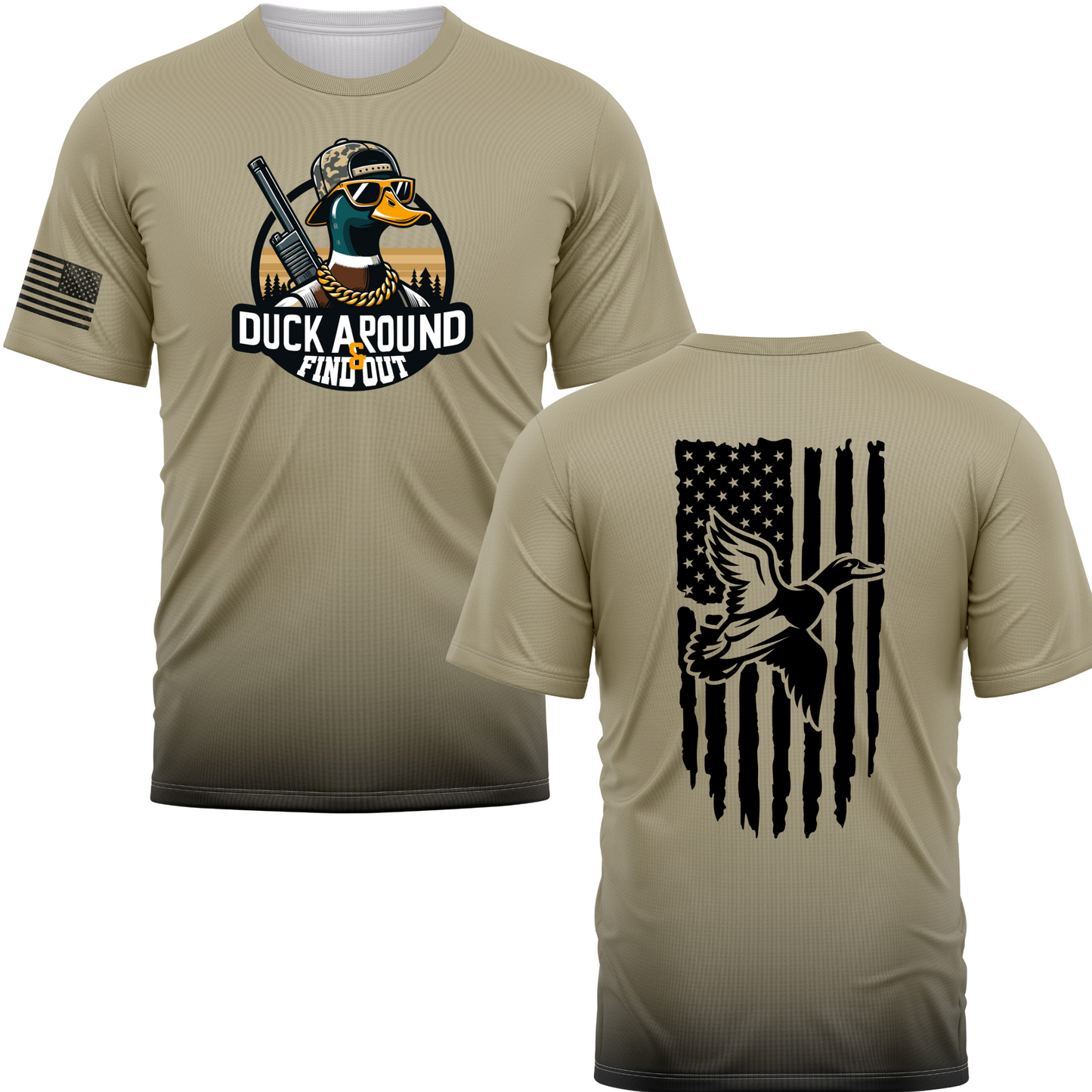 Duck Around And Find Out Duck Hunting Performance Tee