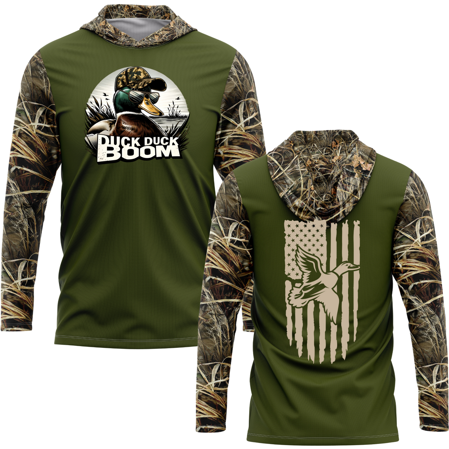 Duck Duck Boom SPF50 Duck Hunting Performance Hoodie