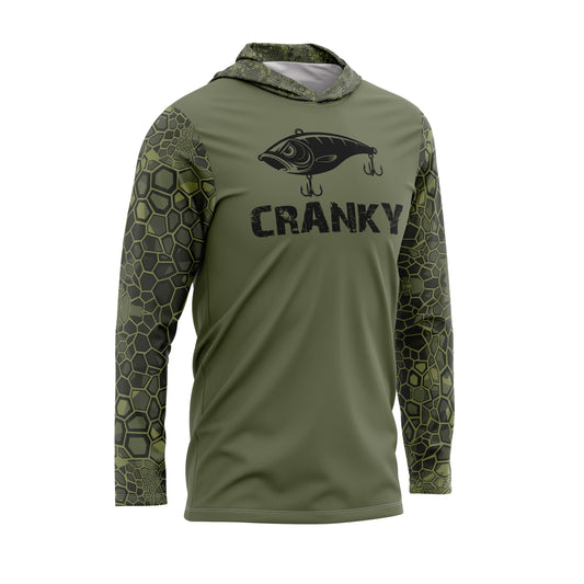 Cranky Crankbait SPF50 Performance Fishing Hoodie