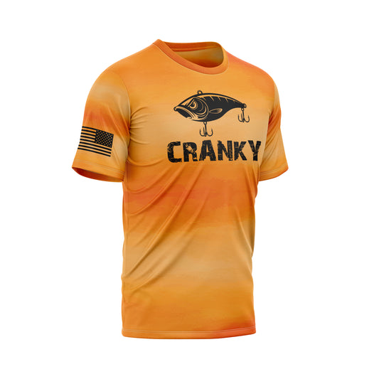 Cranky Crankbait Performance Fishing Tee