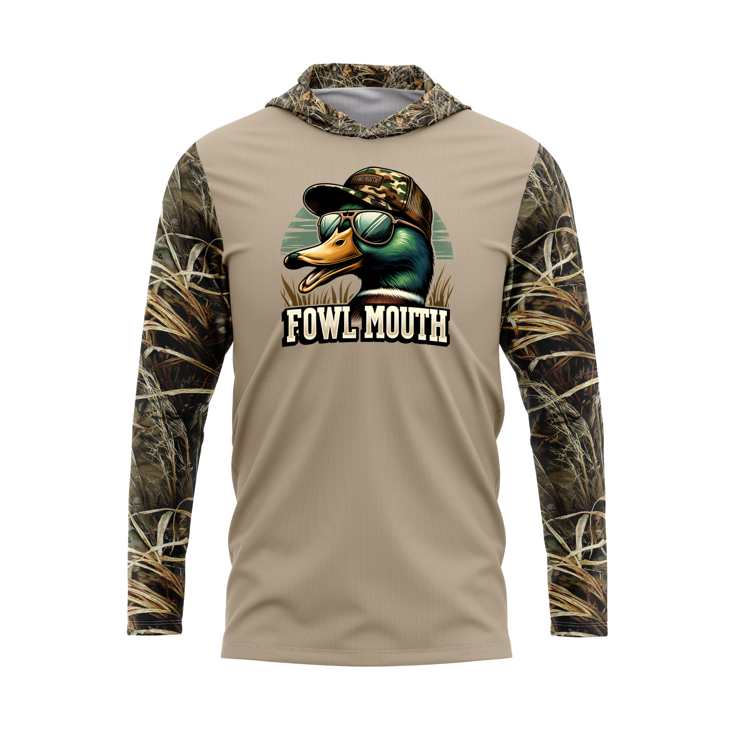 Fowl Mouth SPF50 Performance Duck Hunting Hoodie