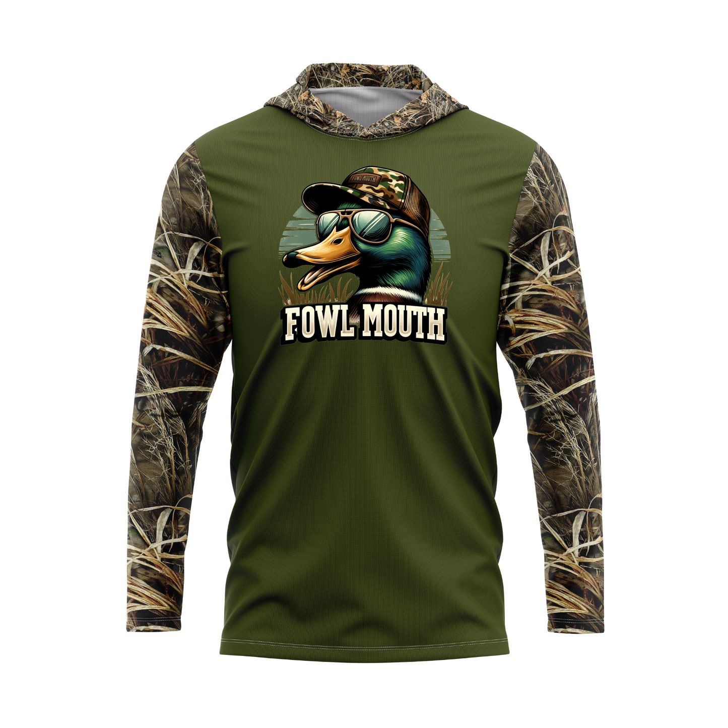 Fowl Mouth SPF50 Performance Duck Hunting Hoodie