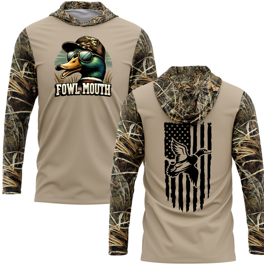 Fowl Mouth SPF50 Performance Duck Hunting Hoodie