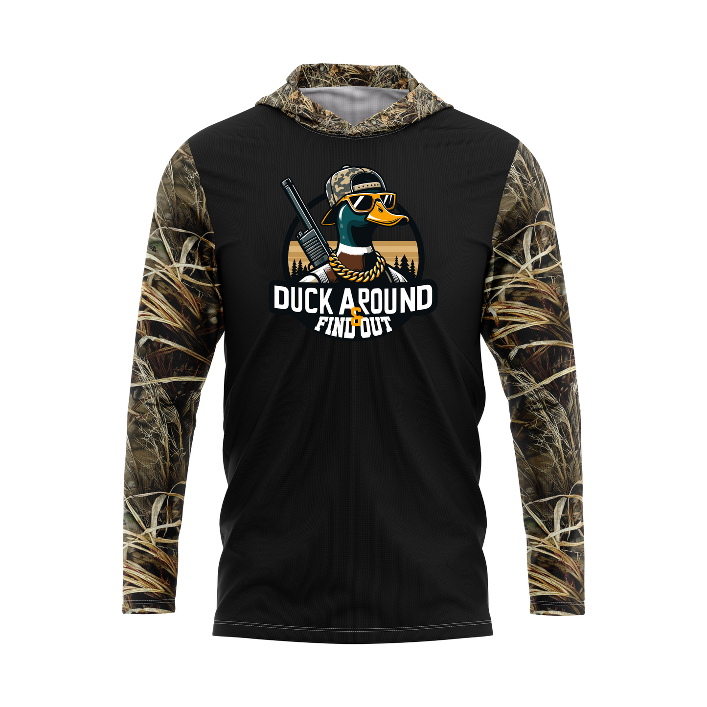 Duck Around and Find Out SPF50 Duck Hunting Performance Hoodie