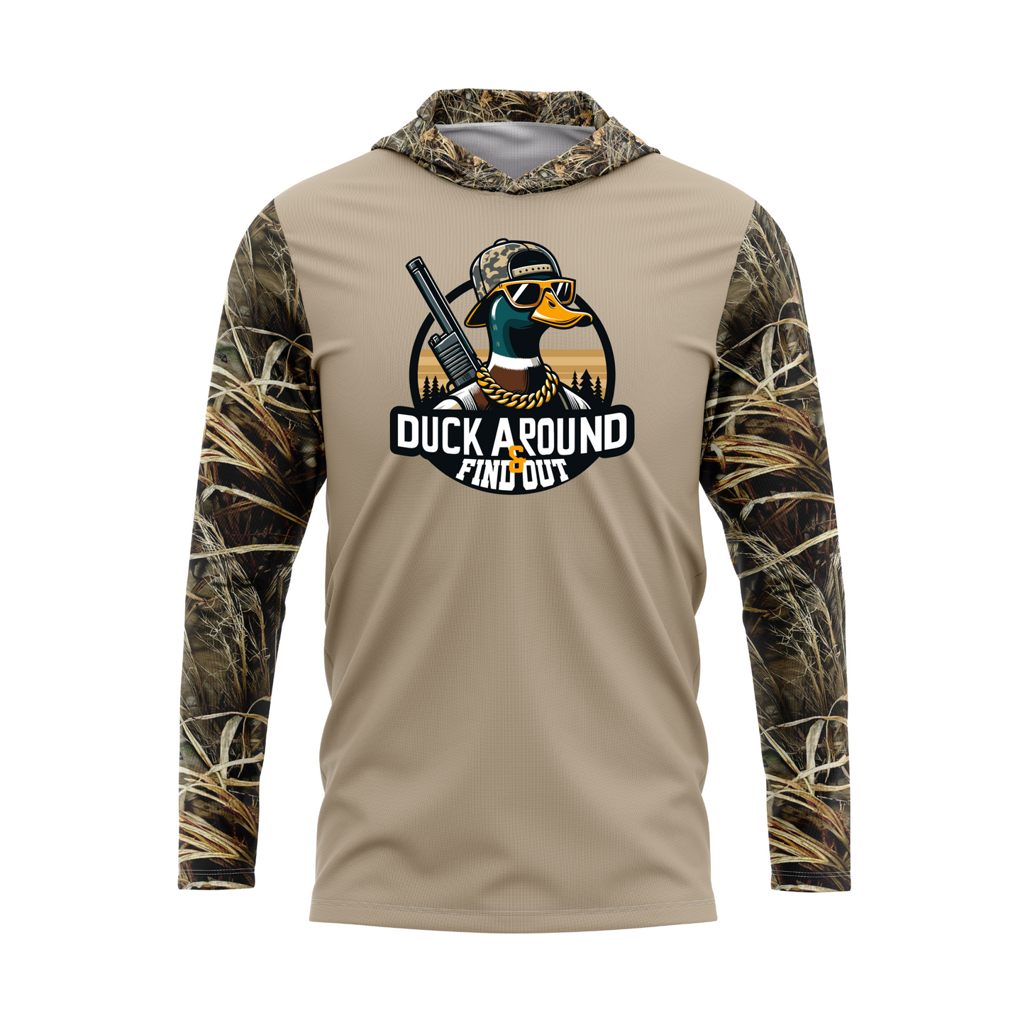 Duck Around and Find Out SPF50 Duck Hunting Performance Hoodie