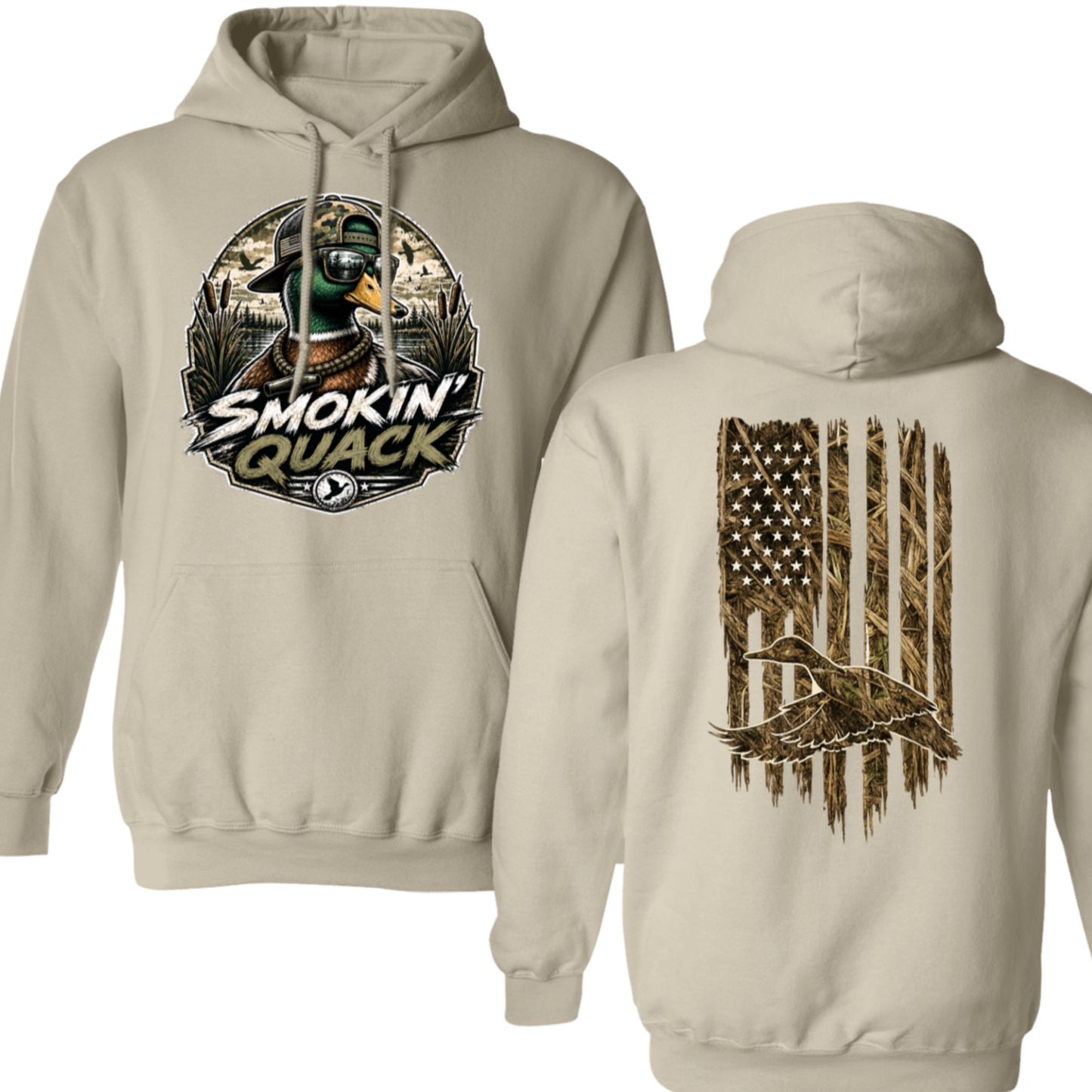 Smokin' Quack Duck Hunting Hoodie