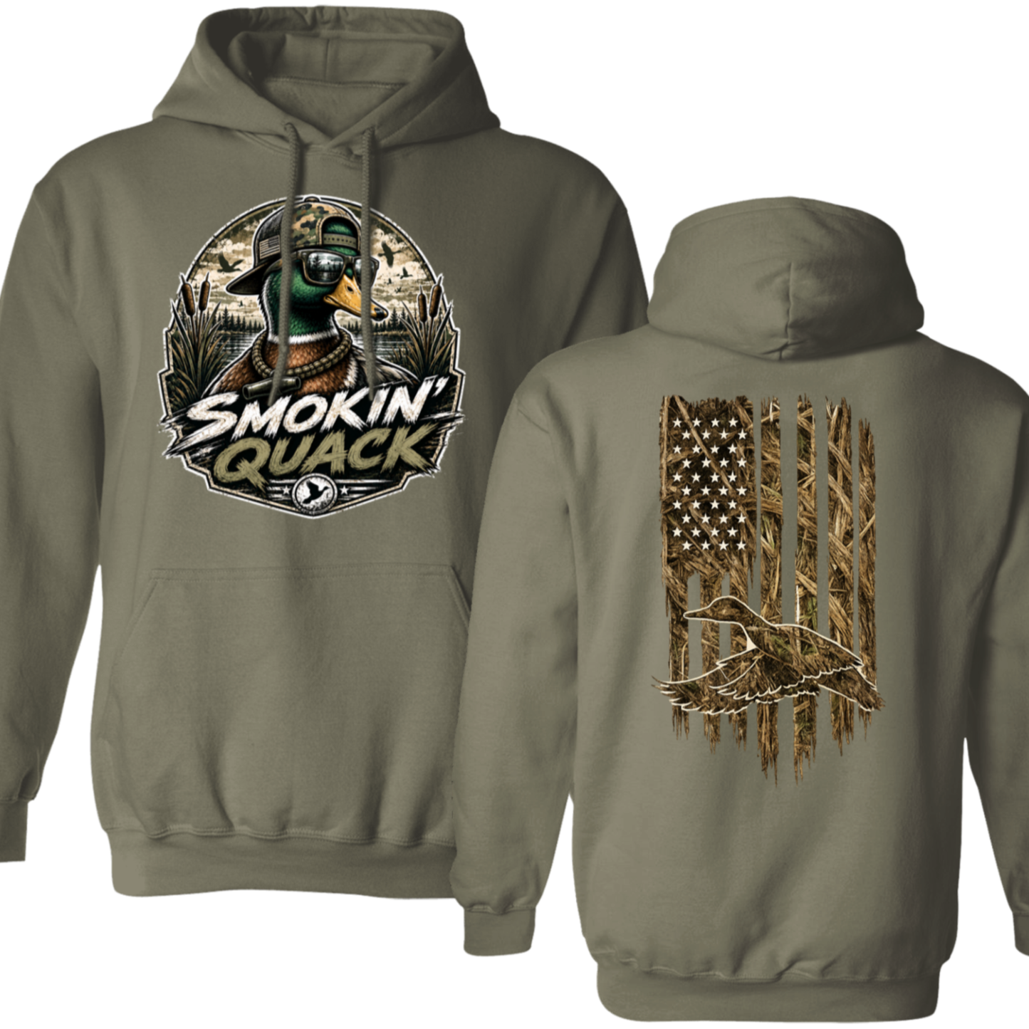 Smokin' Quack Duck Hunting Hoodie