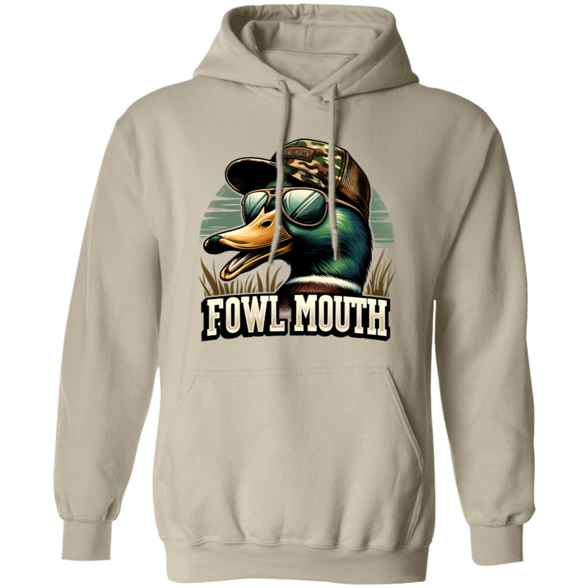 Fowl Mouth Duck Hunting Hoodie