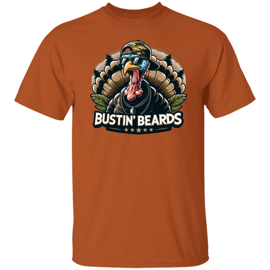 Bustin' Beards Turkey Hunting T Shirt