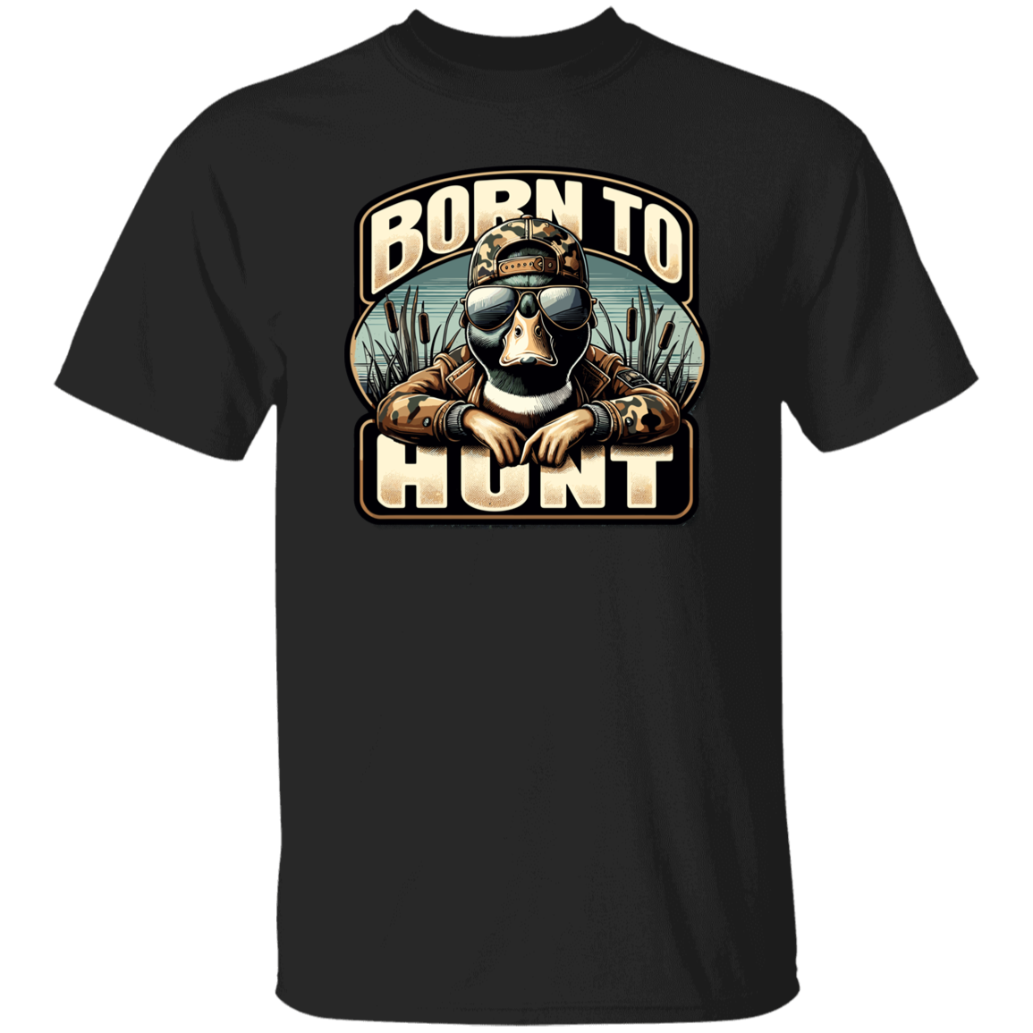 Born To Hunt Duck Hunting T Shirt