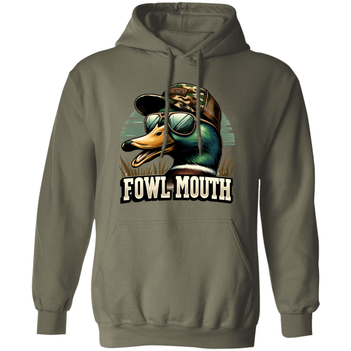 Fowl Mouth Duck Hunting Hoodie