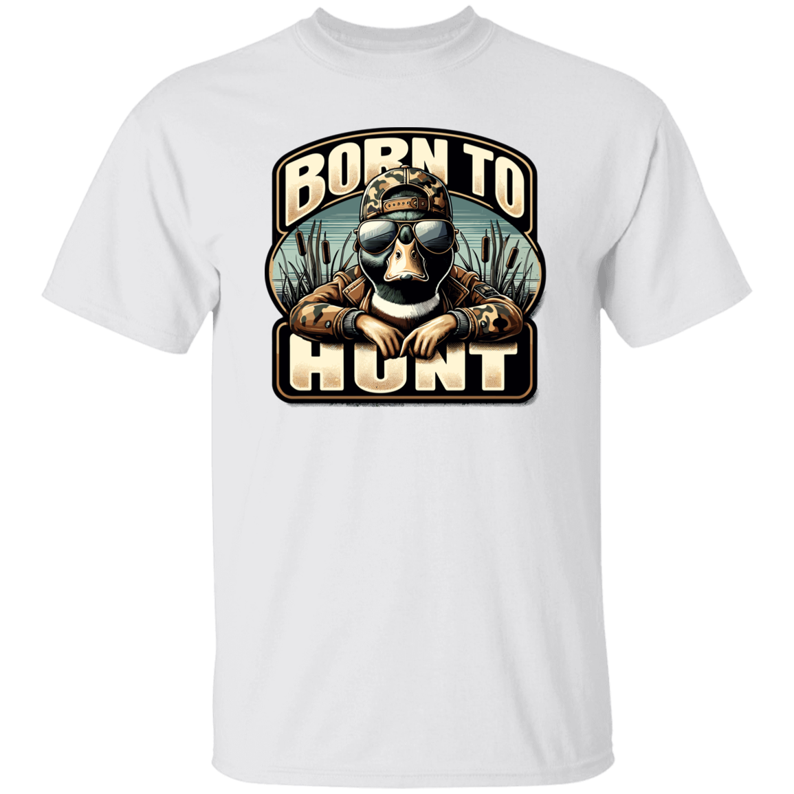 Born To Hunt Duck Hunting T Shirt