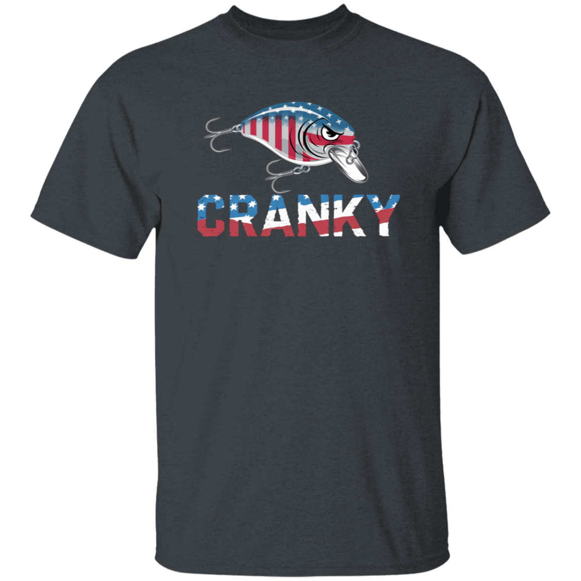 Cranky USA Crankbait Fishing T Shirt