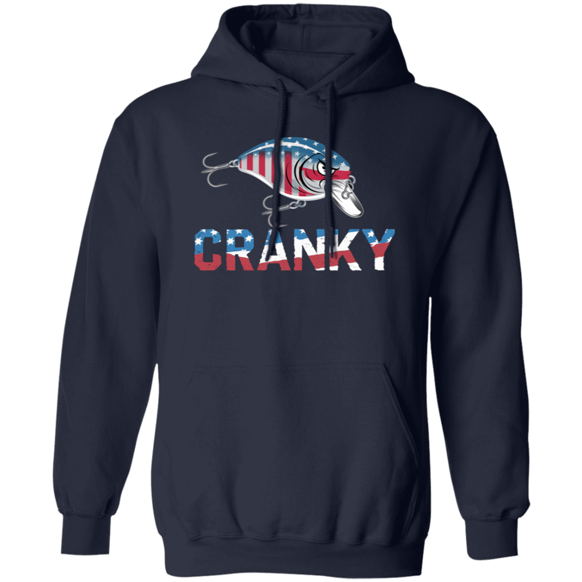 Cranky USA Crankbait Fishing Hoodie