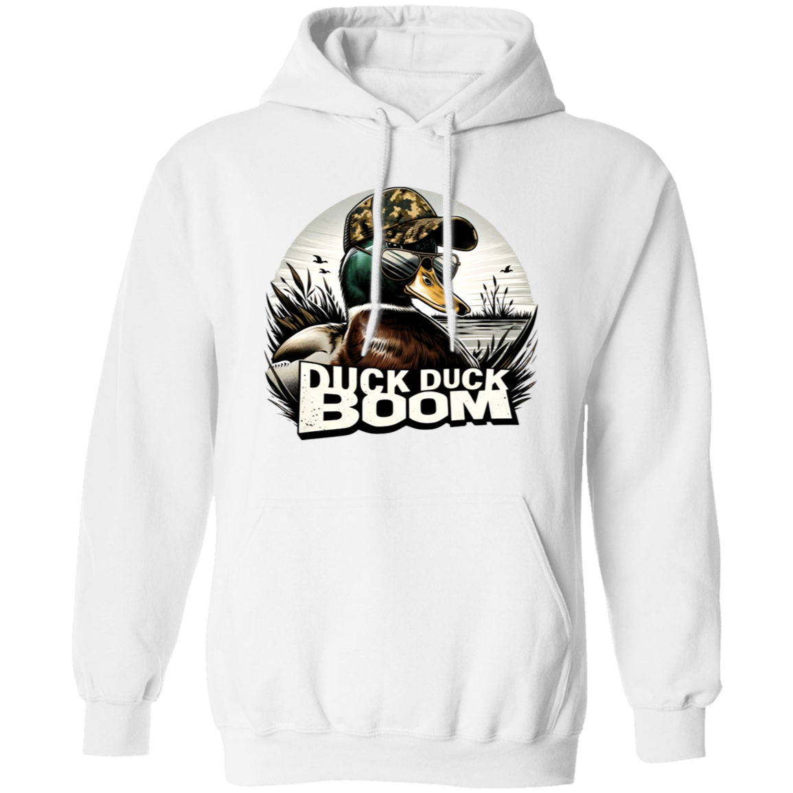 Duck Duck Boom Duck Hunting Hoodie