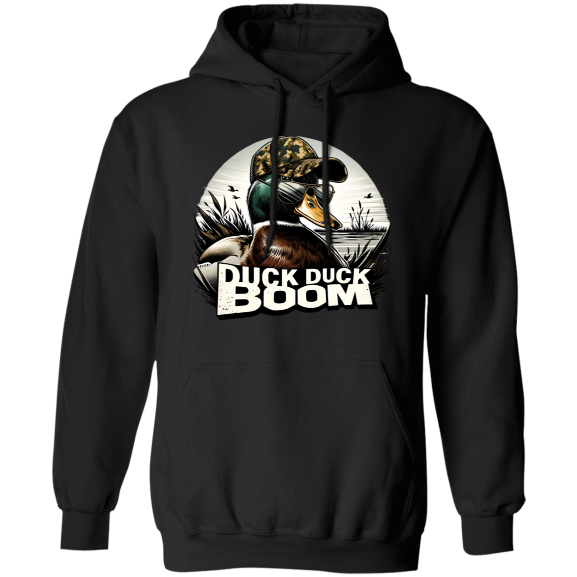 Duck Duck Boom Duck Hunting Hoodie